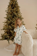 Load image into Gallery viewer, Kids Christmas PJs - Short Sleeve - Forest Nights