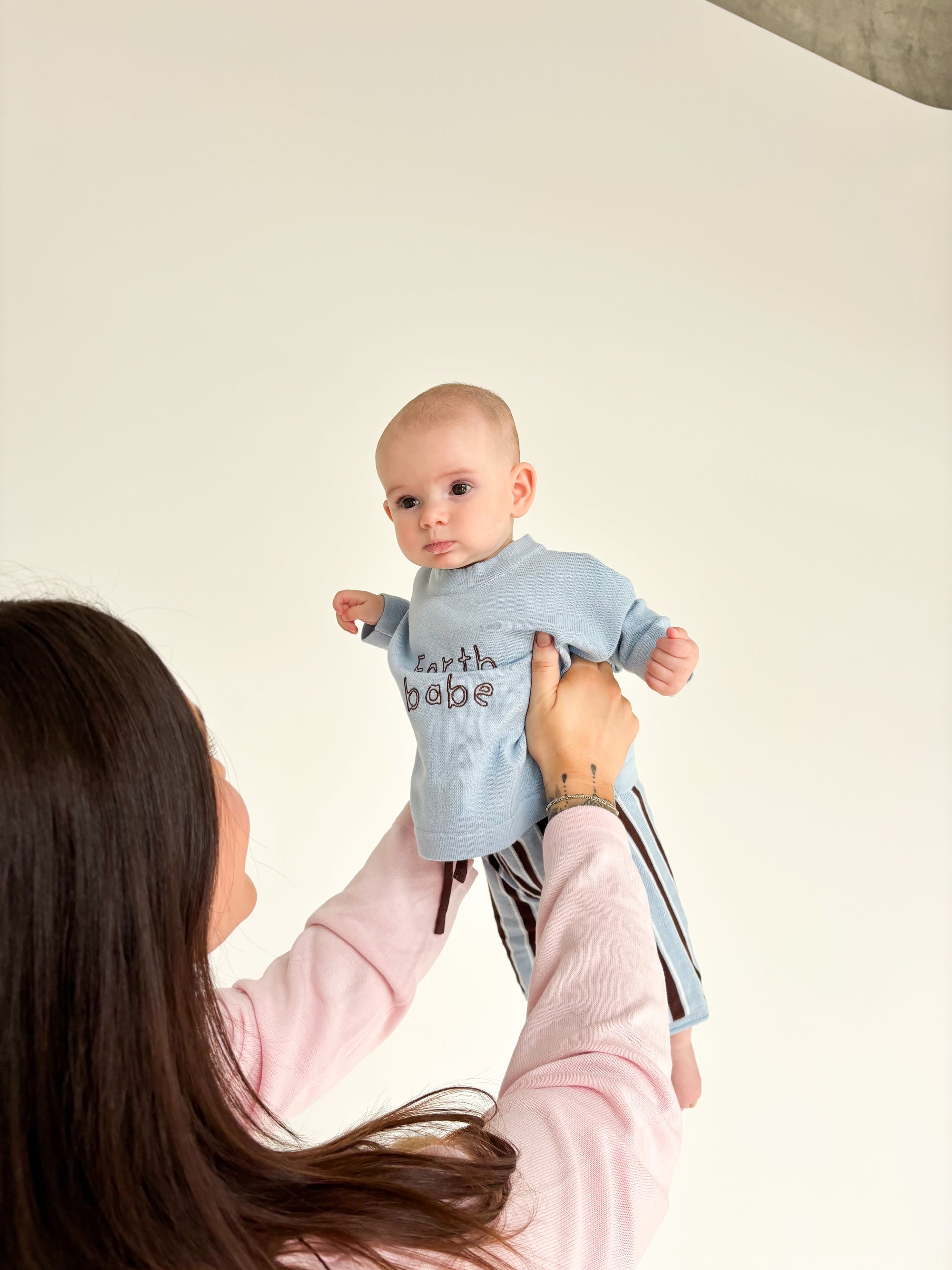 Kids 'Earth Babe' Lounge Sweater - Mocha Blue