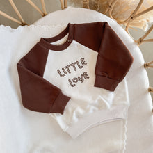 Load image into Gallery viewer, &#39;Little Love&#39; Crew Sweater - Cocoa - PRE ORDER - Est. Dispatch Date Mid May