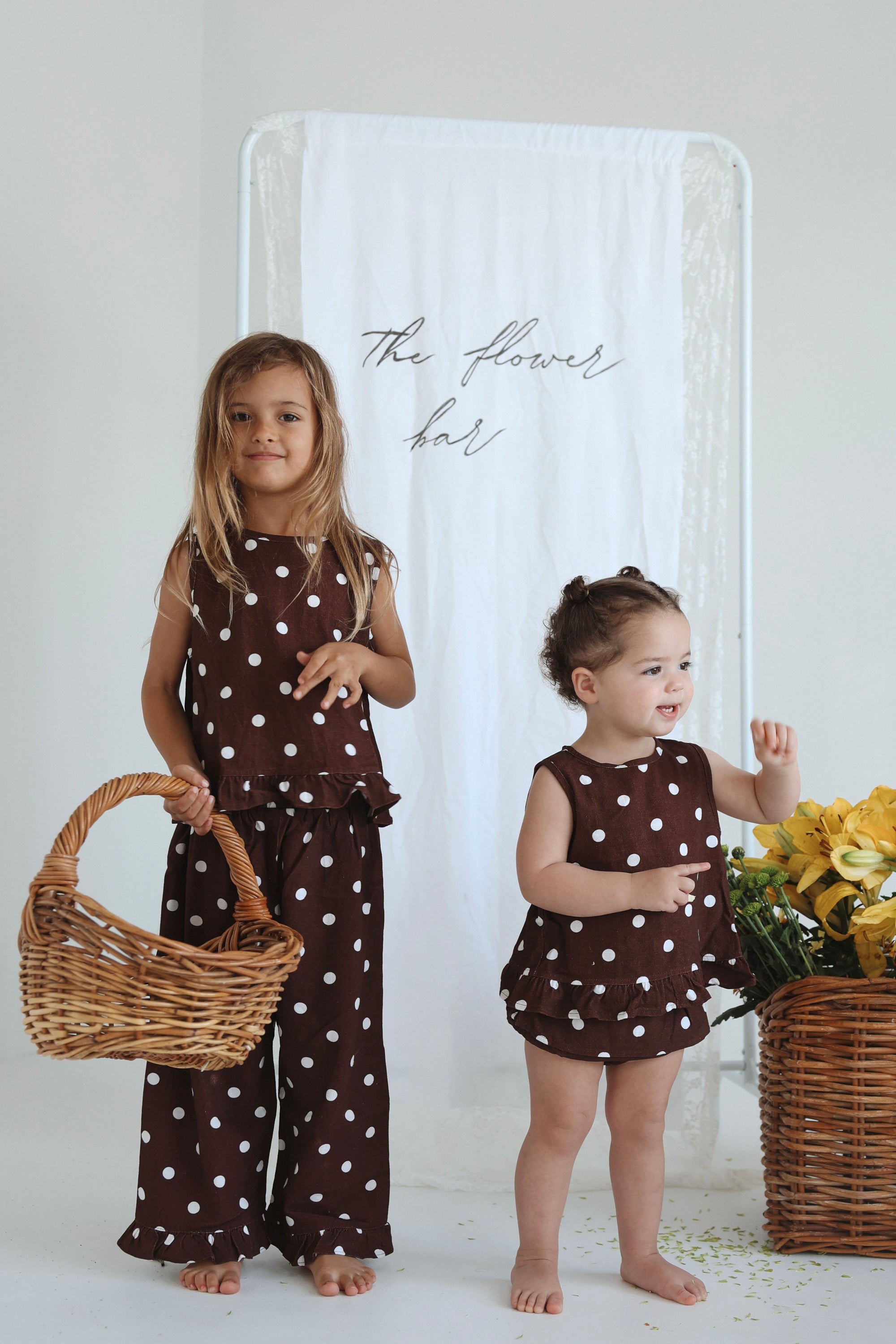 The Polka Wide Leg Pants