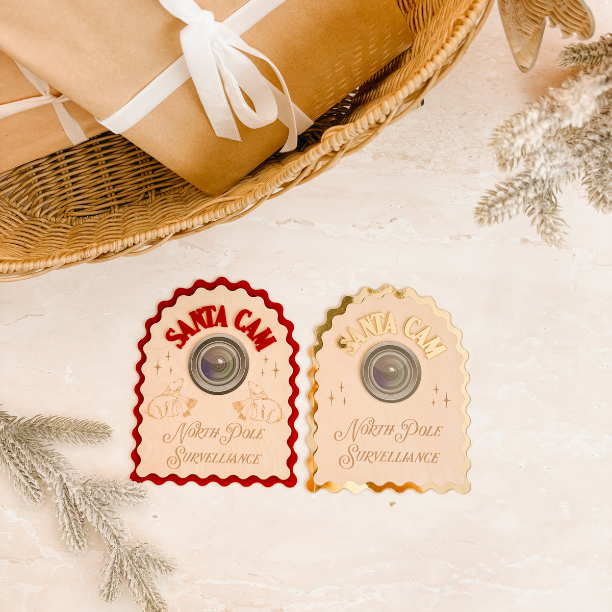 Santa Cam North Pole Surveillance Plaque