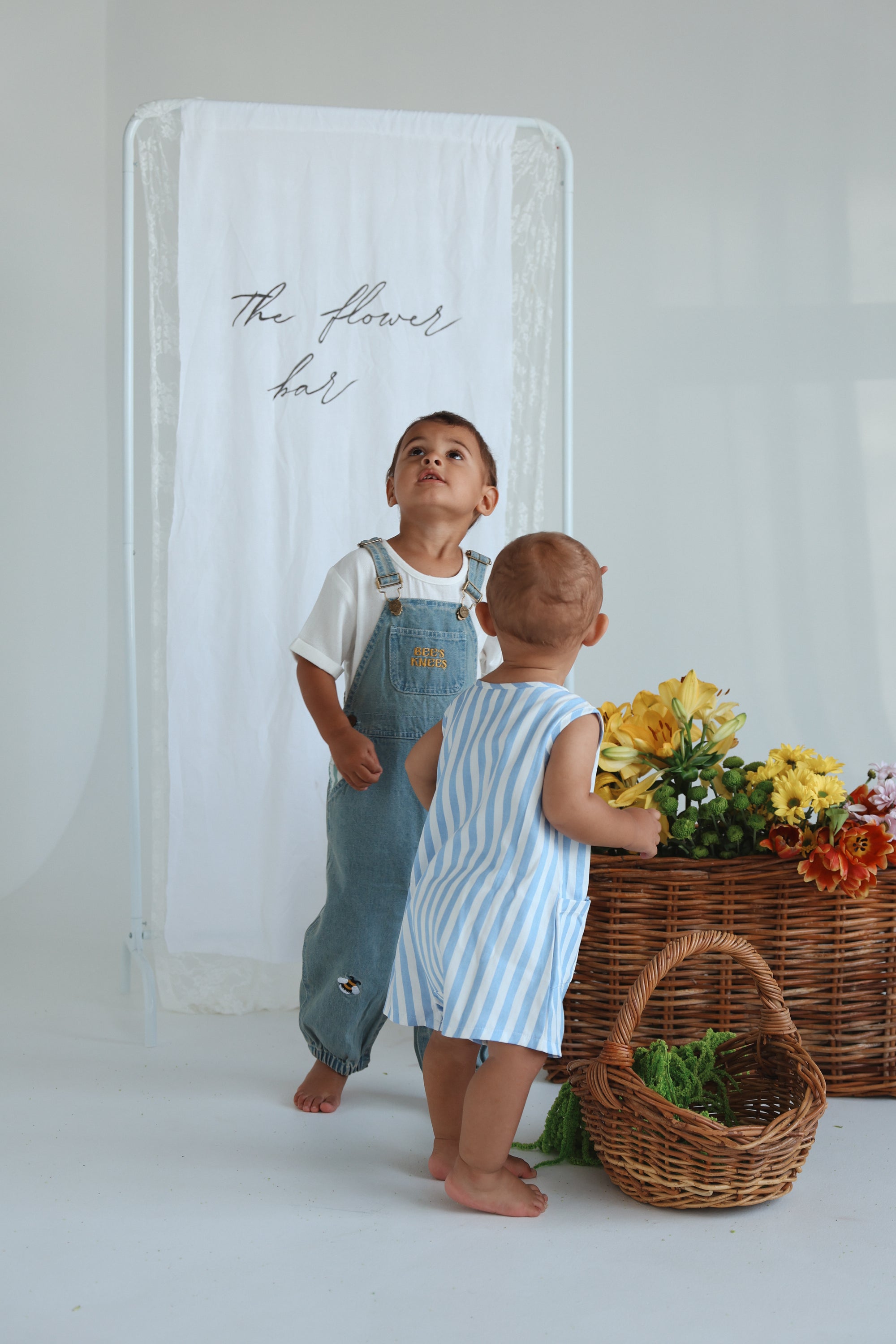 Sky Stripe Playsuit