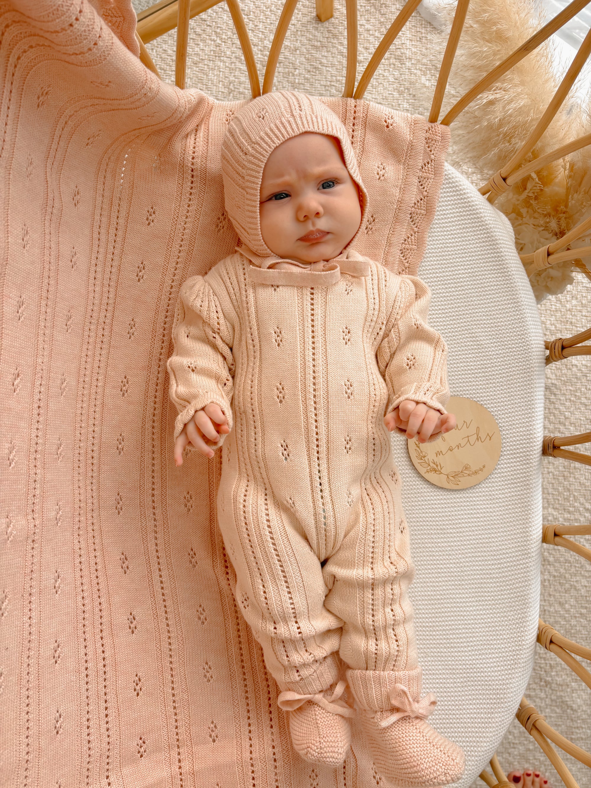 Margot Growsuit - Pink Lemonade