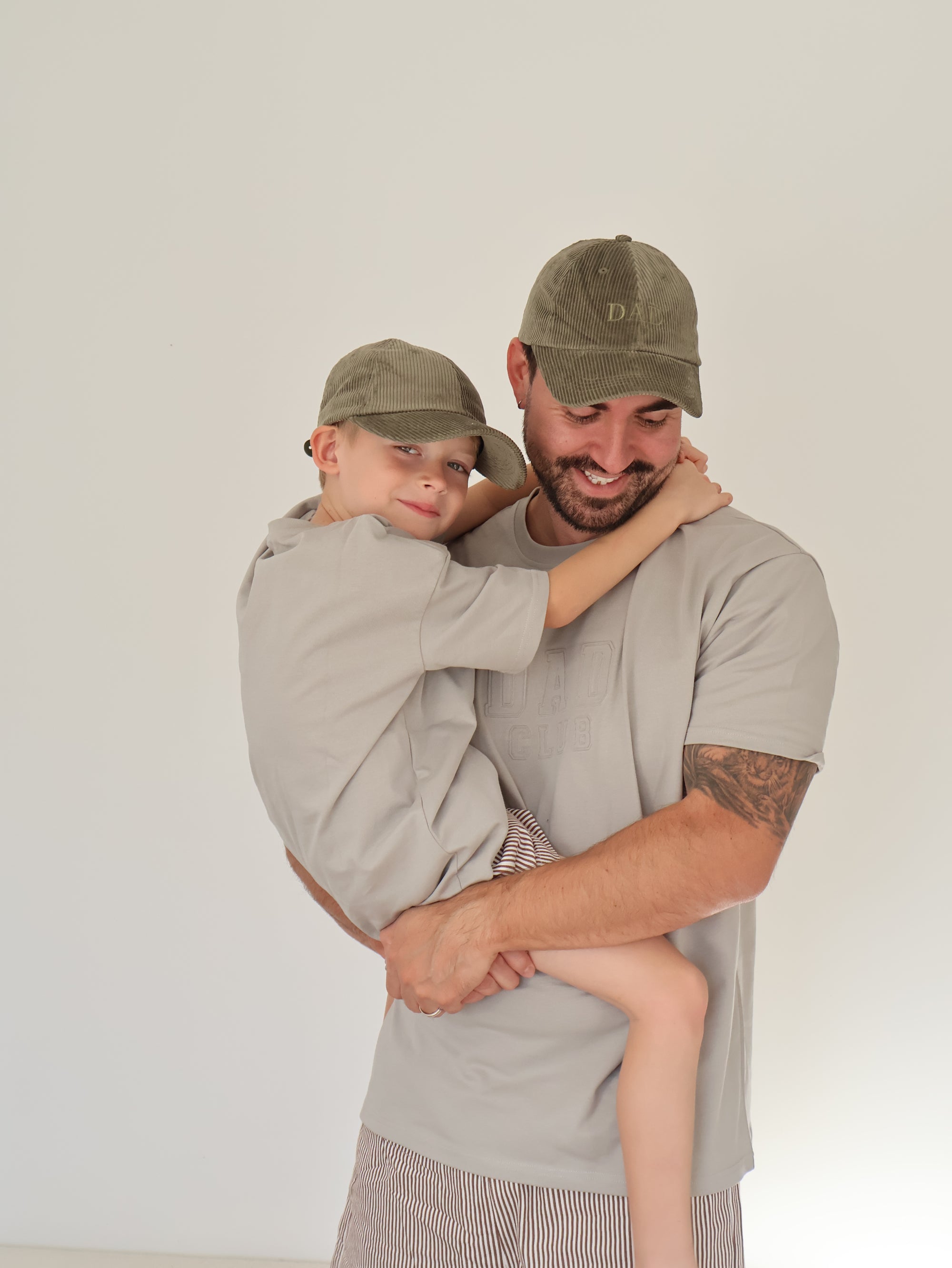 Men’s Drawstring Shorts - Brown Stripe