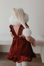 Load image into Gallery viewer, Corduroy Christmas Dress - Burgundy
