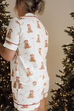 Load image into Gallery viewer, Ladies Christmas PJs - Short Sleeve - Theodore Bear