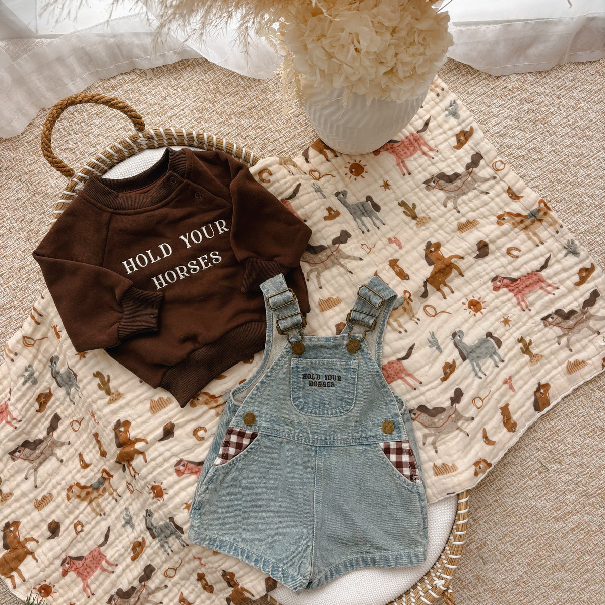 Heritage Muslin Blanket - Wild at Heart