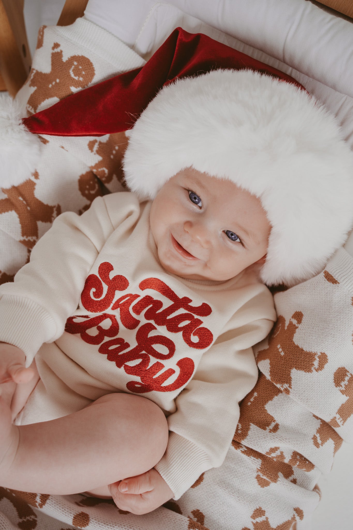 Vintage 'Santa Baby' Long Sleeve Bubble Romper*