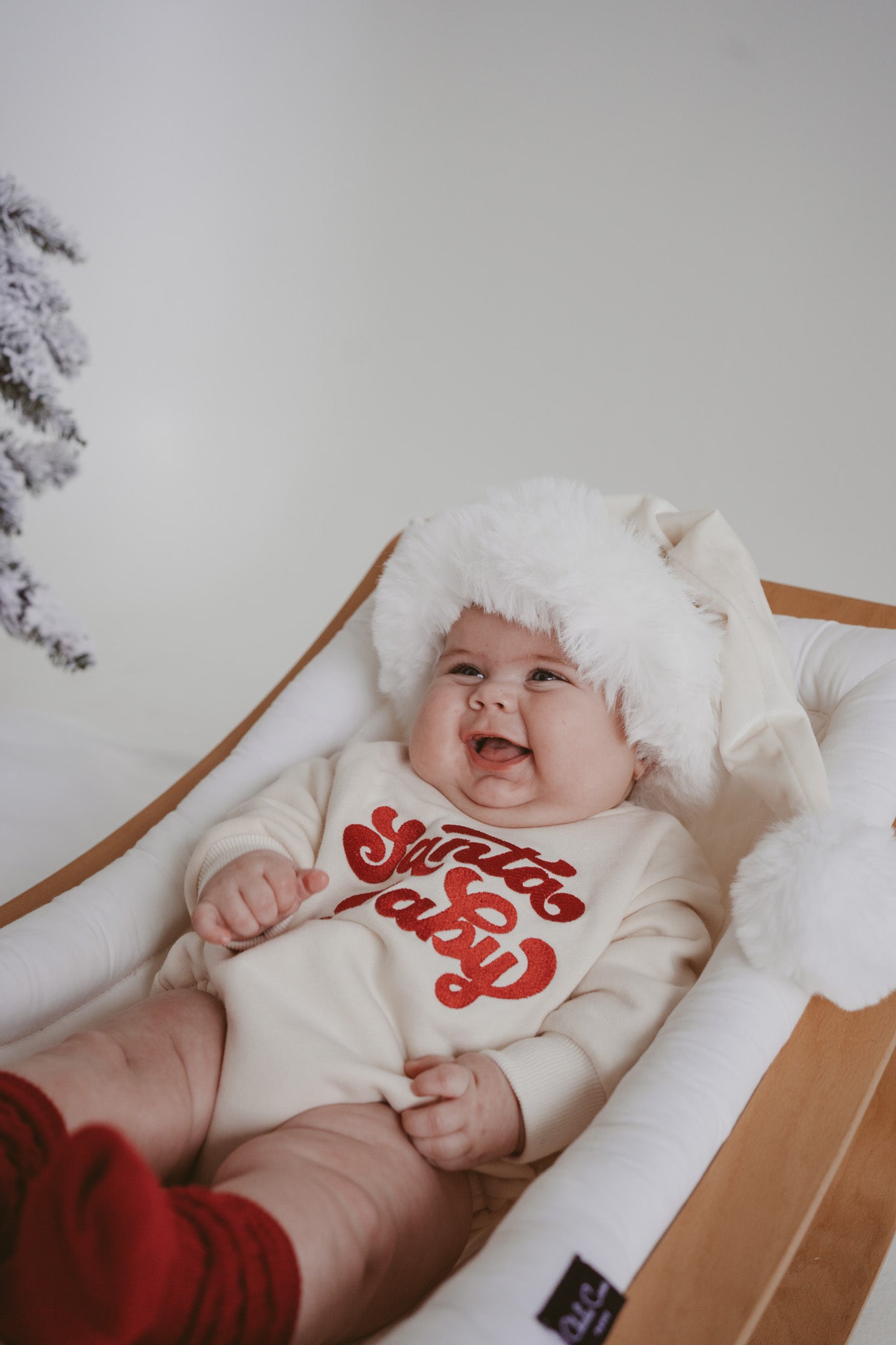 Vintage 'Santa Baby' Long Sleeve Bubble Romper*