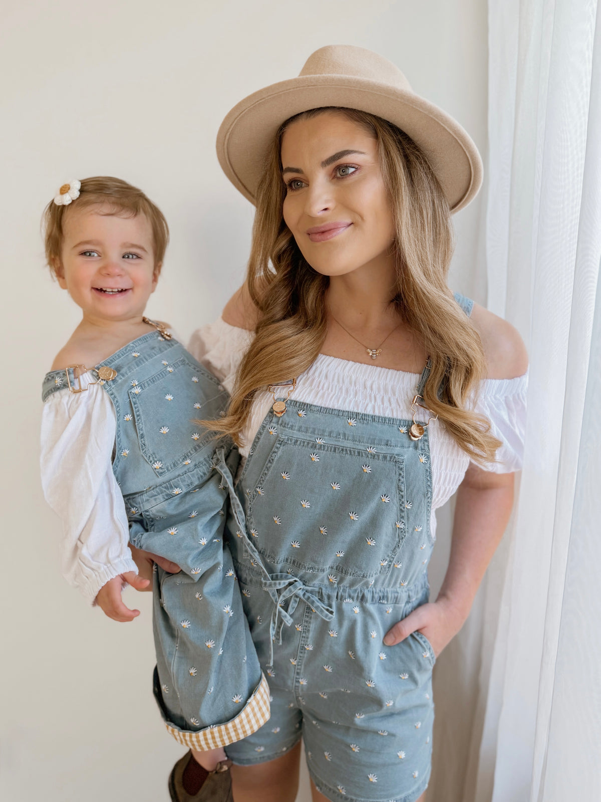 Daisy Denim Overalls