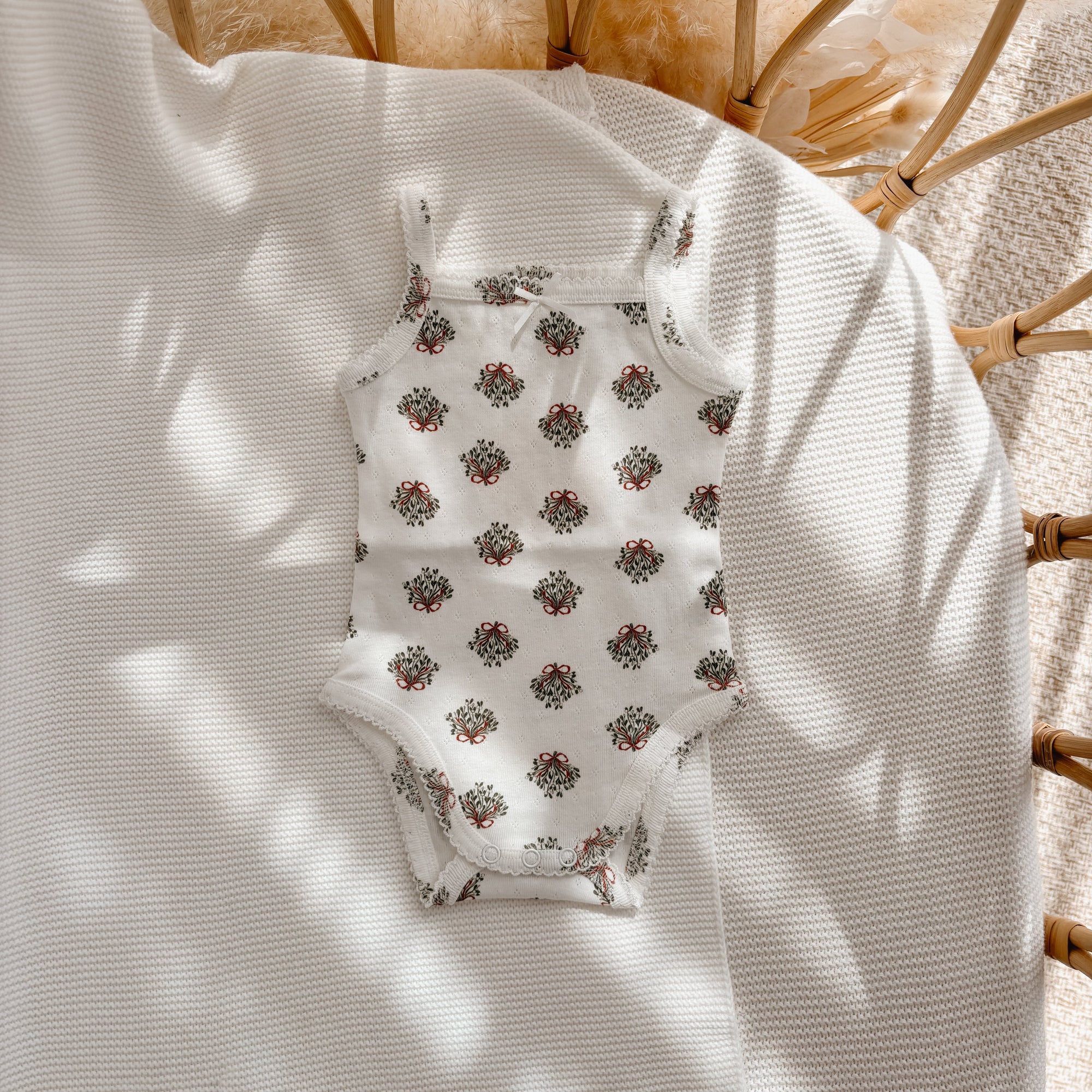 Pointelle Singlet Romper