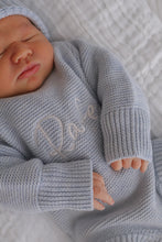 Load image into Gallery viewer, Long Sleeve Knit Romper - Powder Blue