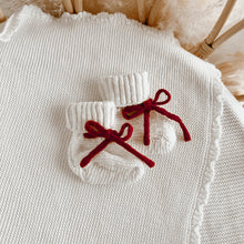 Load image into Gallery viewer, Christmas Knit Booties - Classic