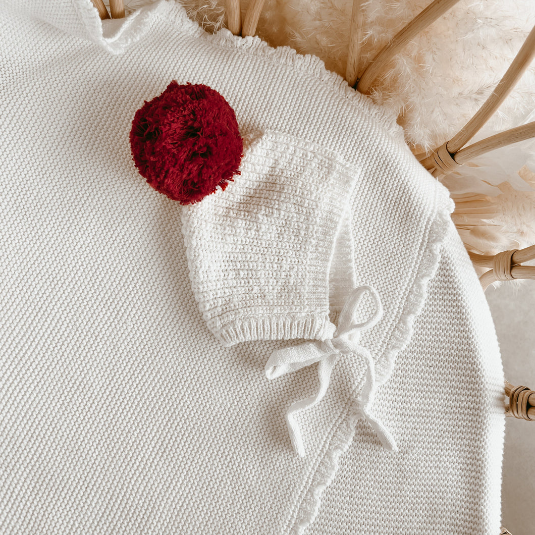 Christmas Knit Bonnet