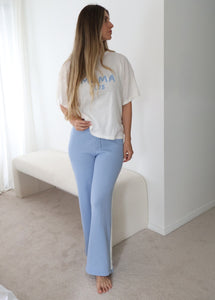 Quinn Pant - Ladies - Blue with White Stripes