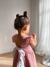 Load image into Gallery viewer, Kid&#39;s Candy Stripe Dress - Red