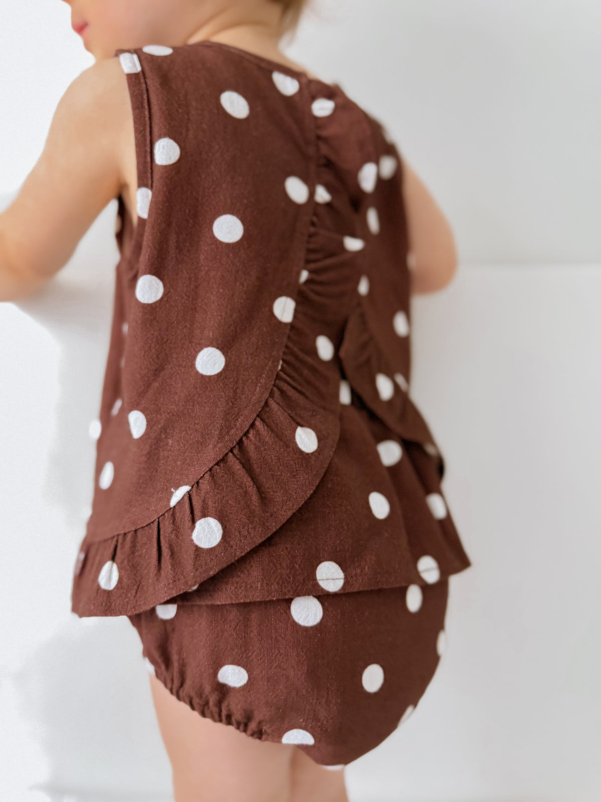 The Polka Frill Top