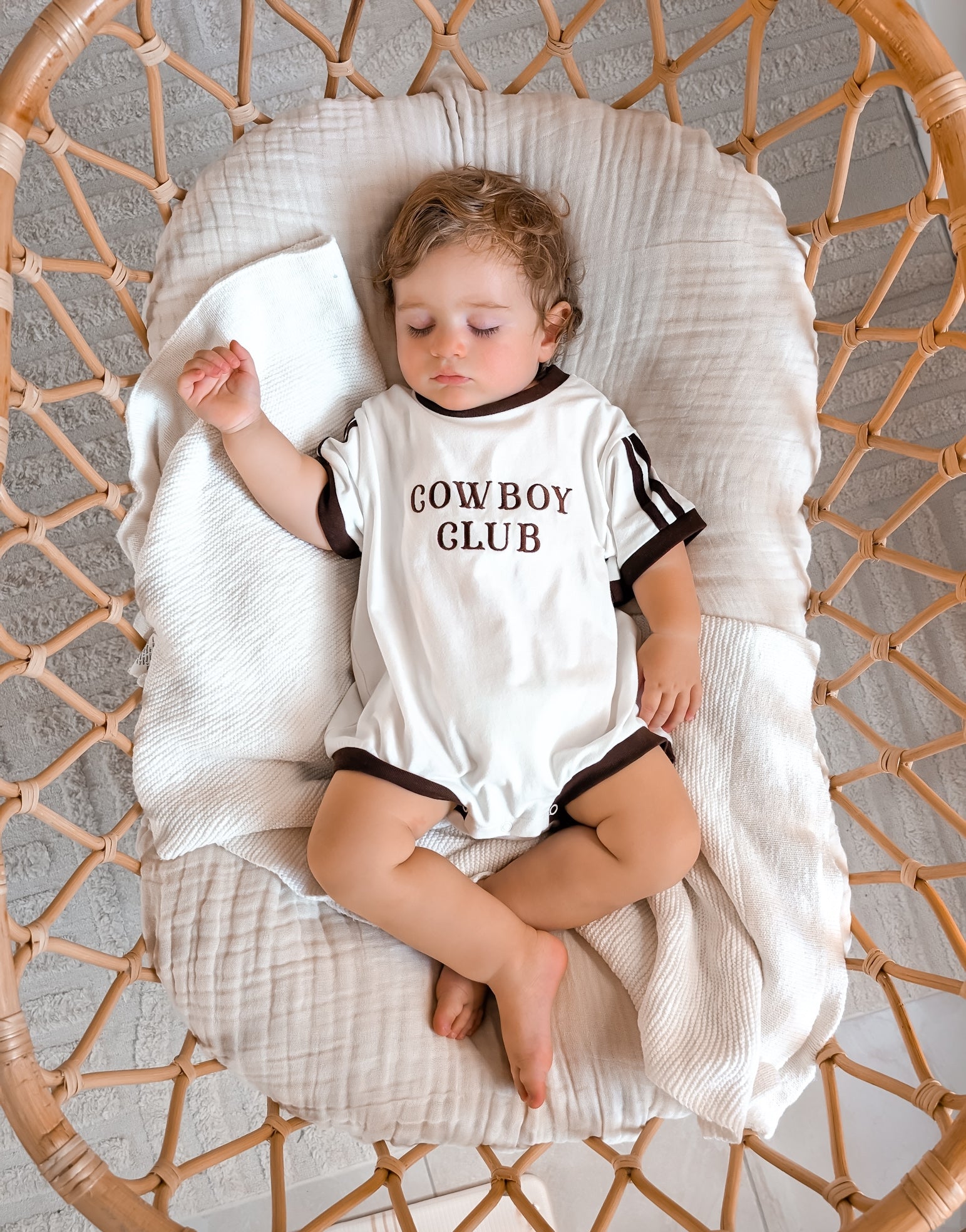 Cowboy Club Slouch Romper