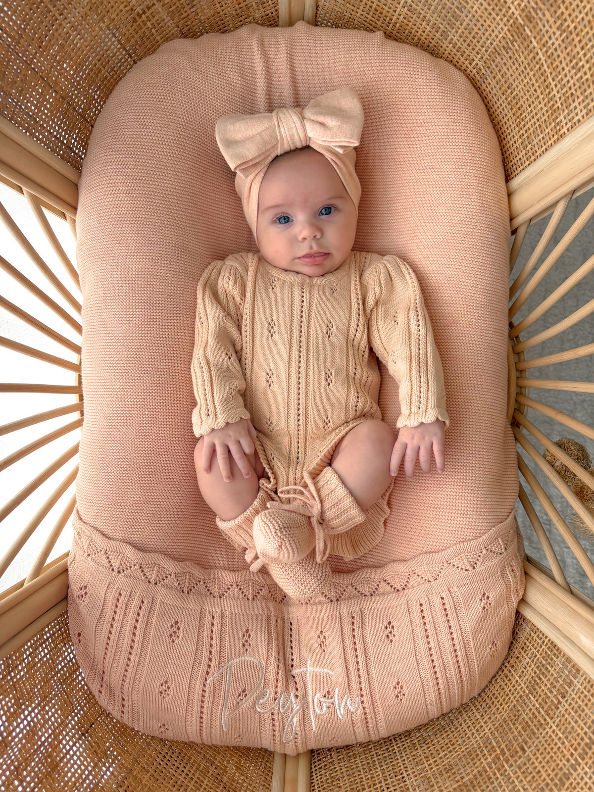 Margot Long Sleeve Frill Leg Romper - Pink Lemonade