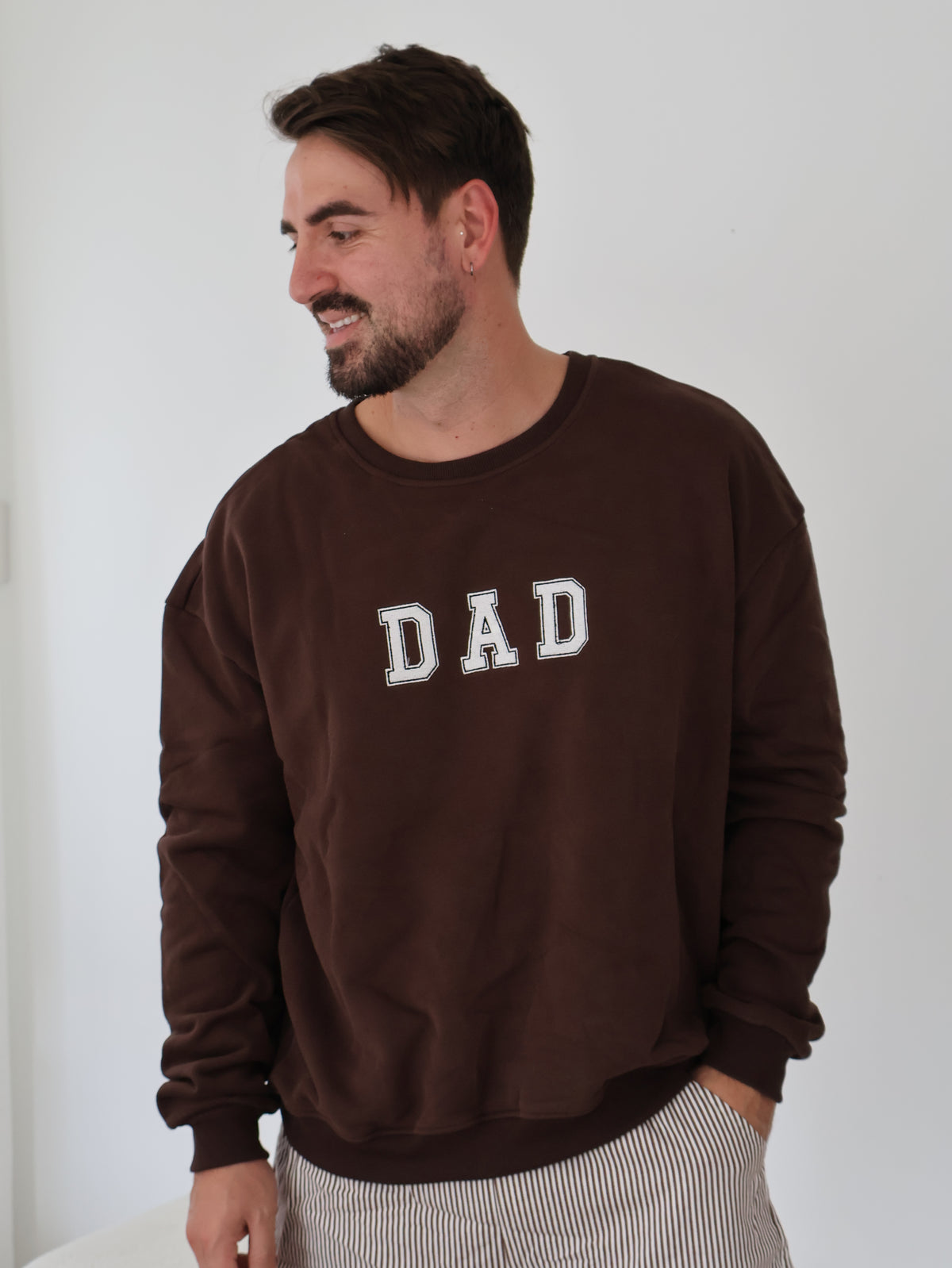 ‘Dad’ Sweater - Espresso