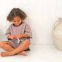 Load image into Gallery viewer, Kids Stripe Terry Set - Cocoa