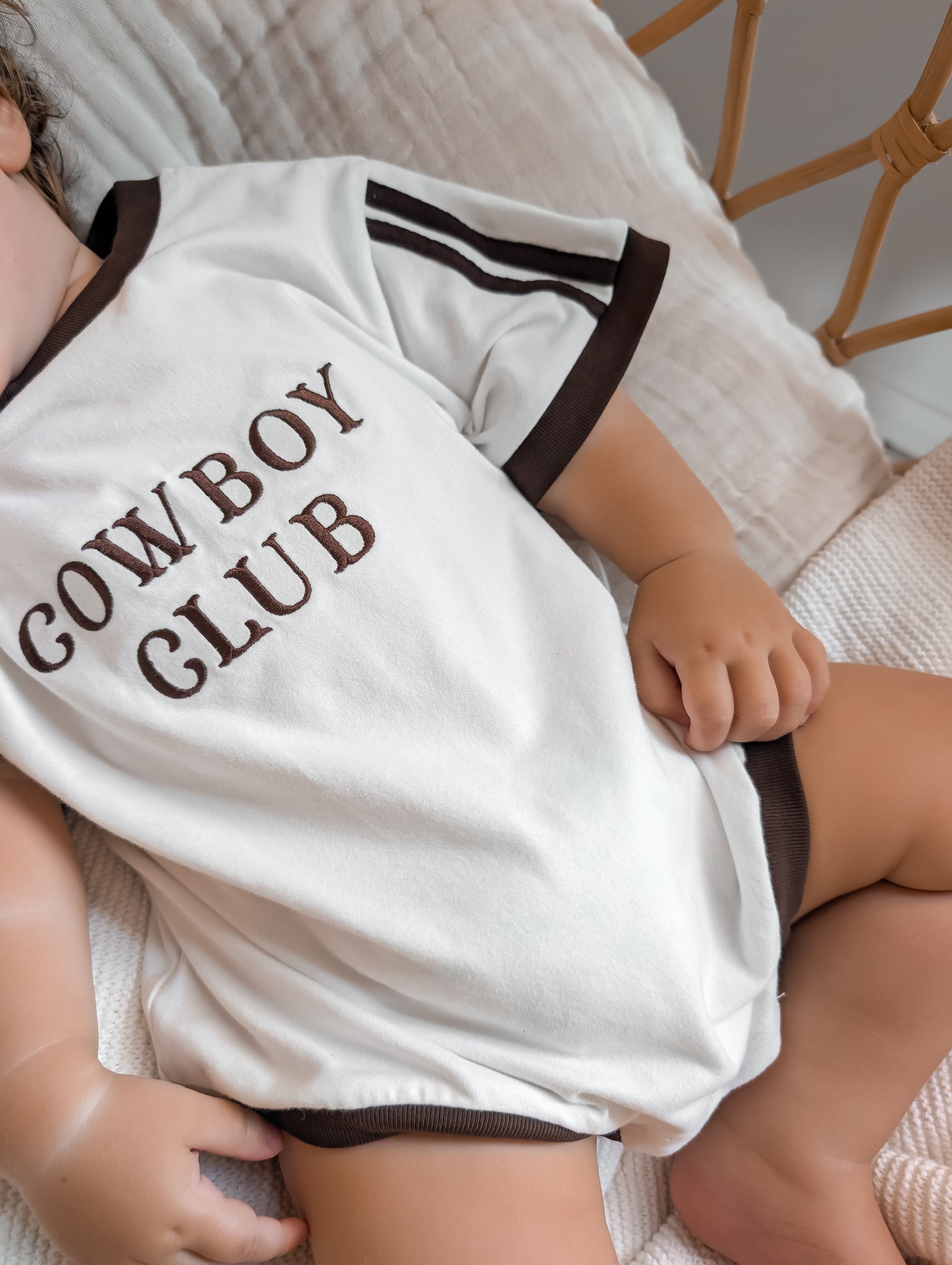 Cowboy Club Slouch Romper