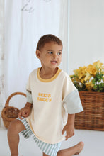Load image into Gallery viewer, Kids Sage Stripe Shorts
