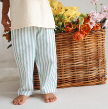 Load image into Gallery viewer, Kids Sage Stripe Pants