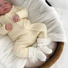 Load image into Gallery viewer, Cotton Growsuit - Butter Yellow