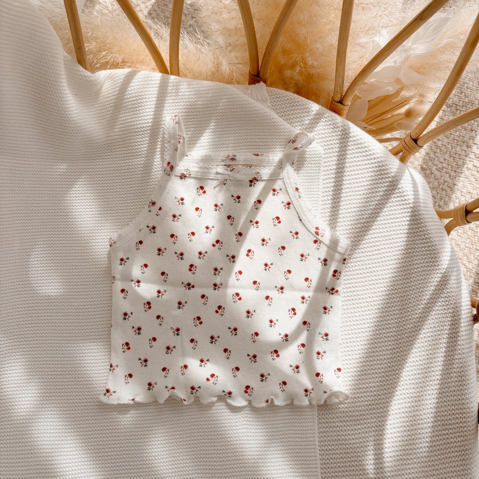 Pointelle Singlet Tee
