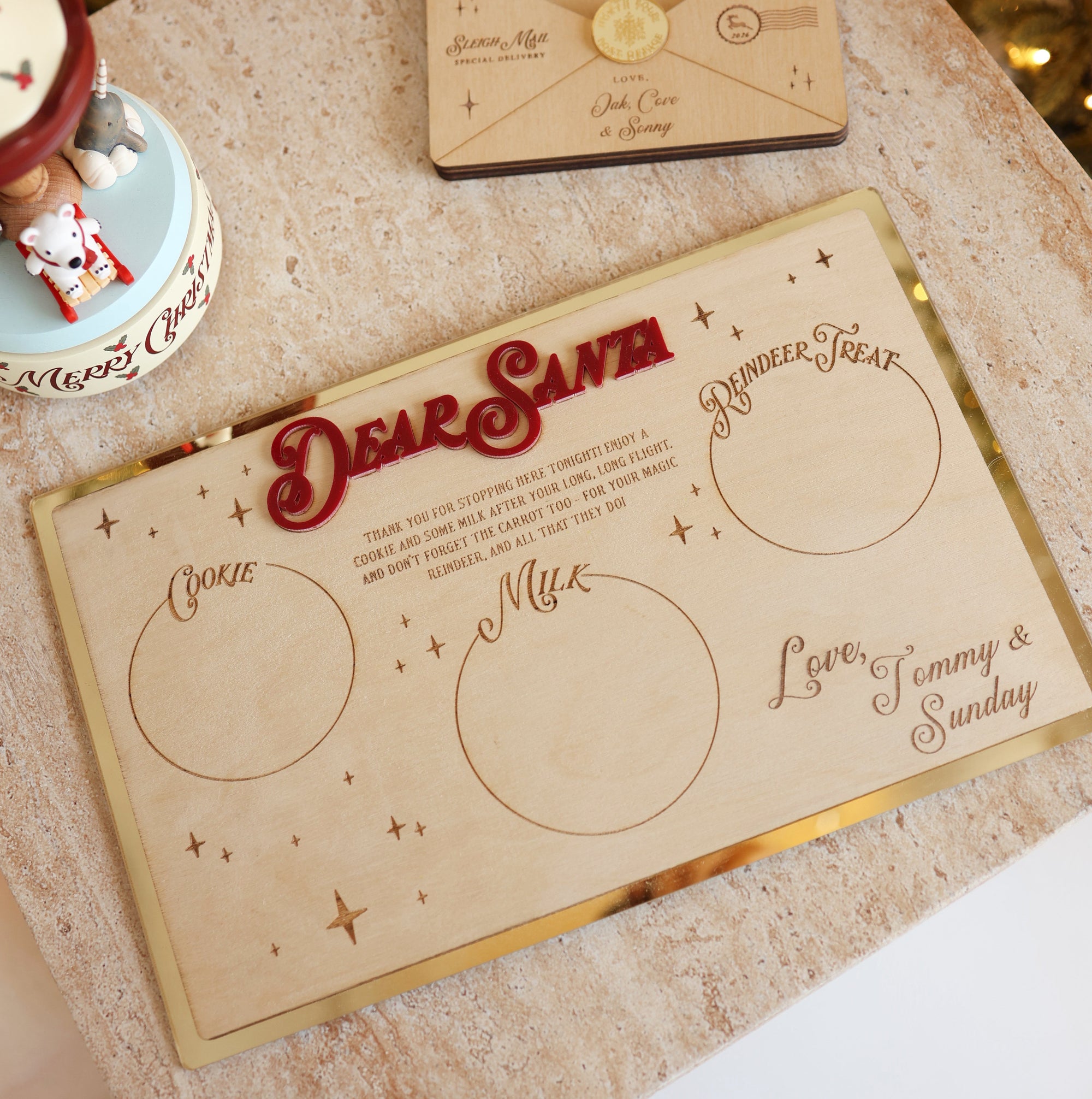 Santa Treat Tray