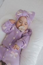 Load image into Gallery viewer, Bow Knit Topknot - Lavender