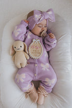 Load image into Gallery viewer, Bow Knit Topknot - Lavender