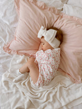 Load image into Gallery viewer, Pink Bow Slouch Romper