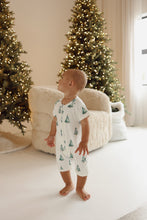 Load image into Gallery viewer, Christmas Growsuit - Short Sleeve - Forest Nights