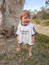 Load image into Gallery viewer, Cowboy Club Slouch Romper