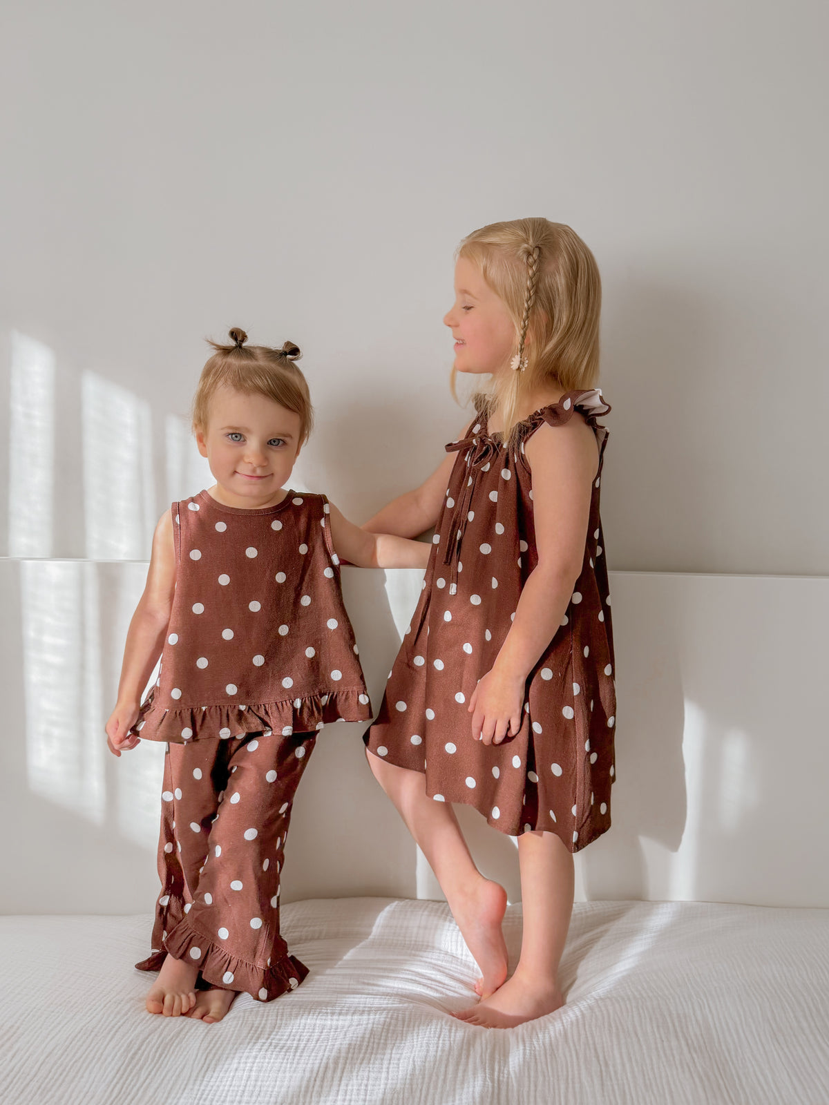 The Polka Frill Top