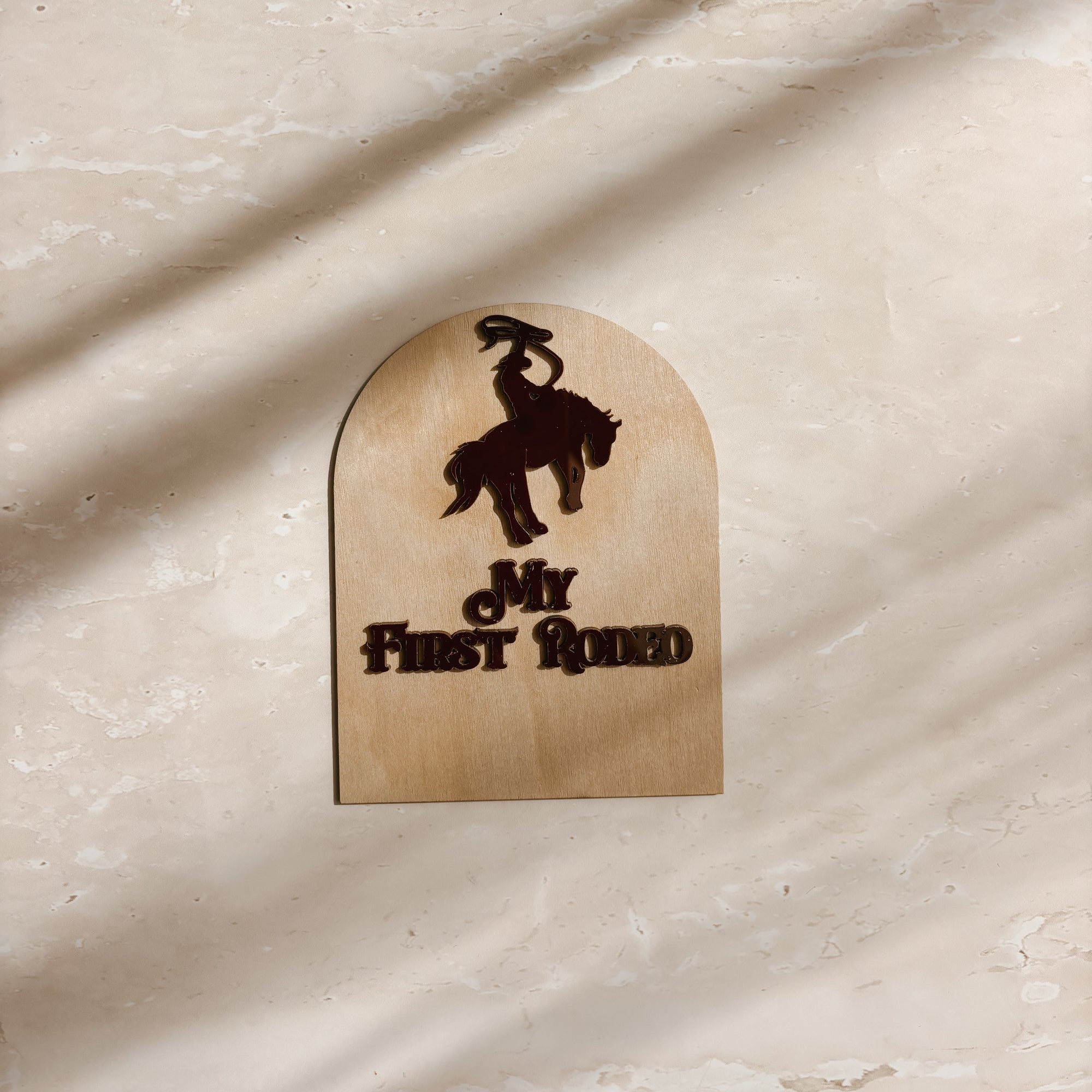‘My First Rodeo’ Horse Plaque