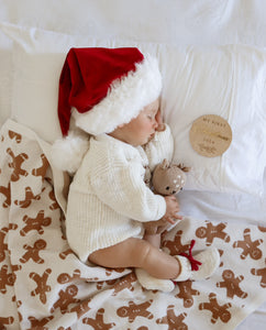 Heirloom Classic Knit Blanket - Gingerbread