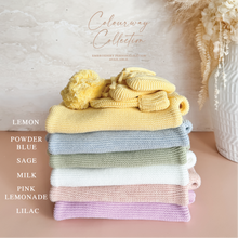 Load image into Gallery viewer, Long Sleeve Knit Romper - Lemon