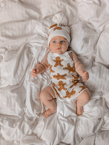 Gingerbread Knit Playsuit