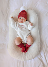 Load image into Gallery viewer, &#39;My First Christmas&#39; Chunky Knit Romper