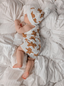 Gingerbread Knit Playsuit