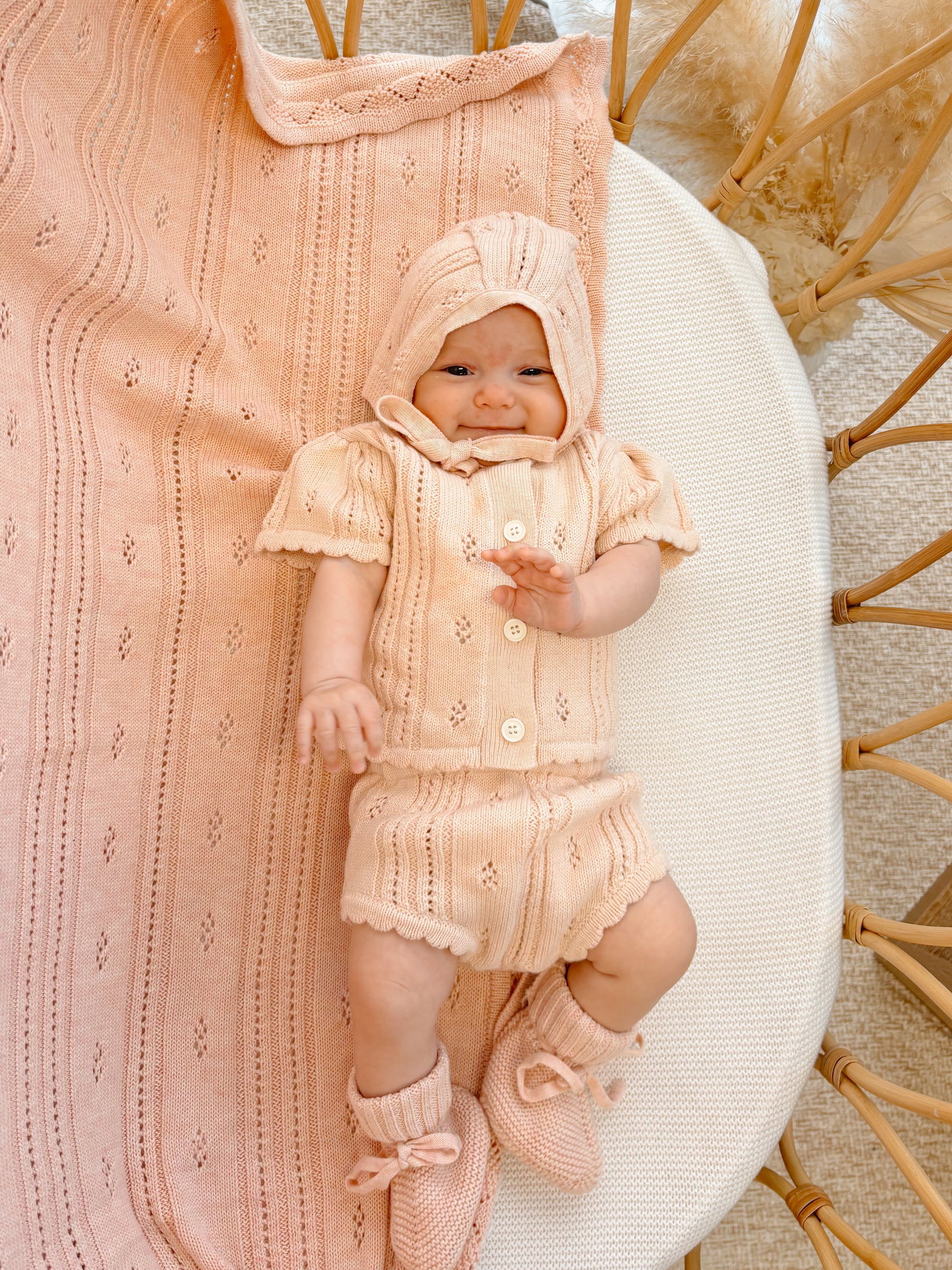 Margot Shortie Set - Pink Lemonade