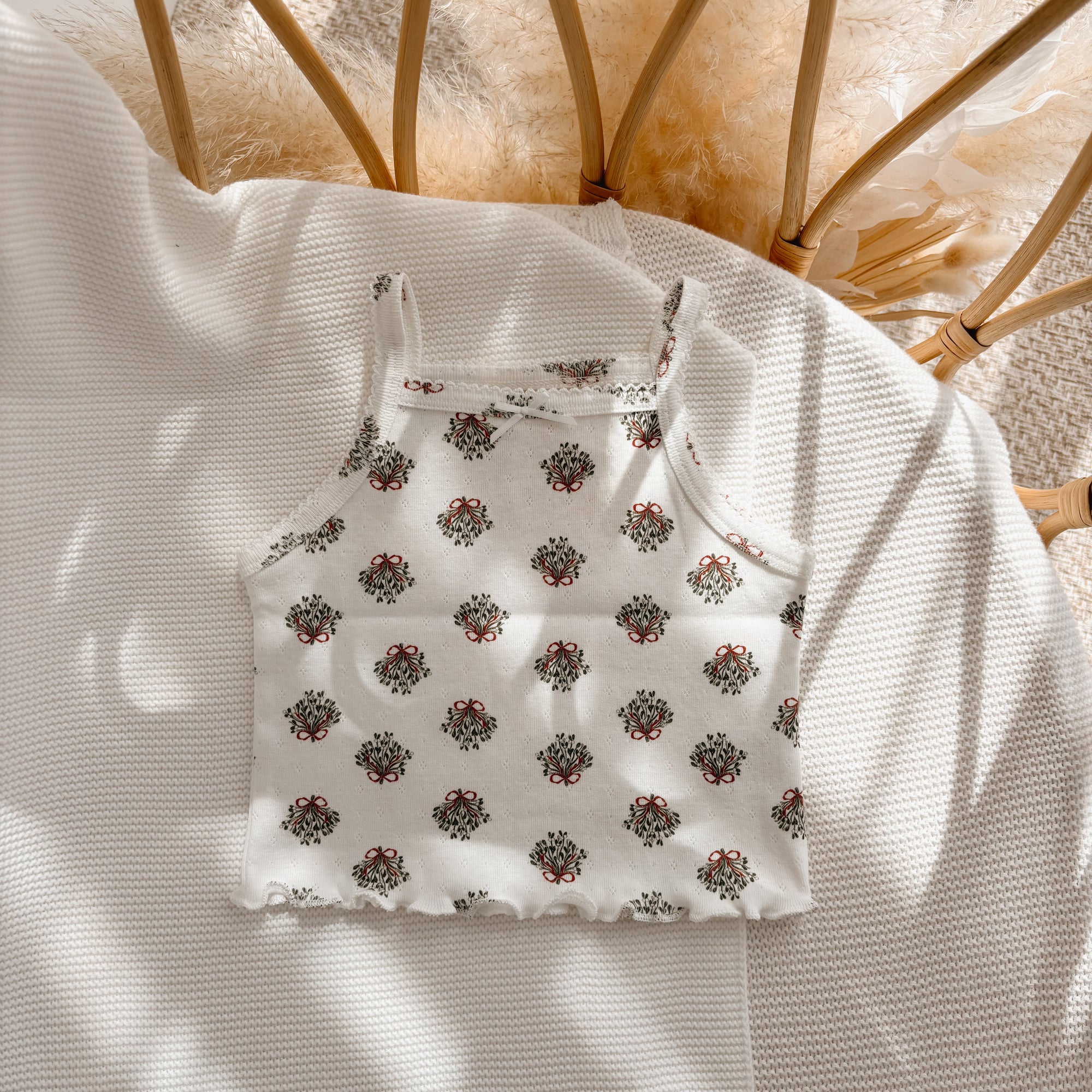Pointelle Singlet Tee