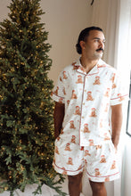 Load image into Gallery viewer, Men’s Christmas PJs - Short Sleeve - Theodore Bear