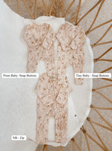 Load image into Gallery viewer, Cotton Growsuit - Blushing Blooms