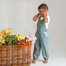 Load image into Gallery viewer, Bee’s Knees Denim Overalls
