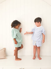 Load image into Gallery viewer, Kids Stripe Terry Set - Green