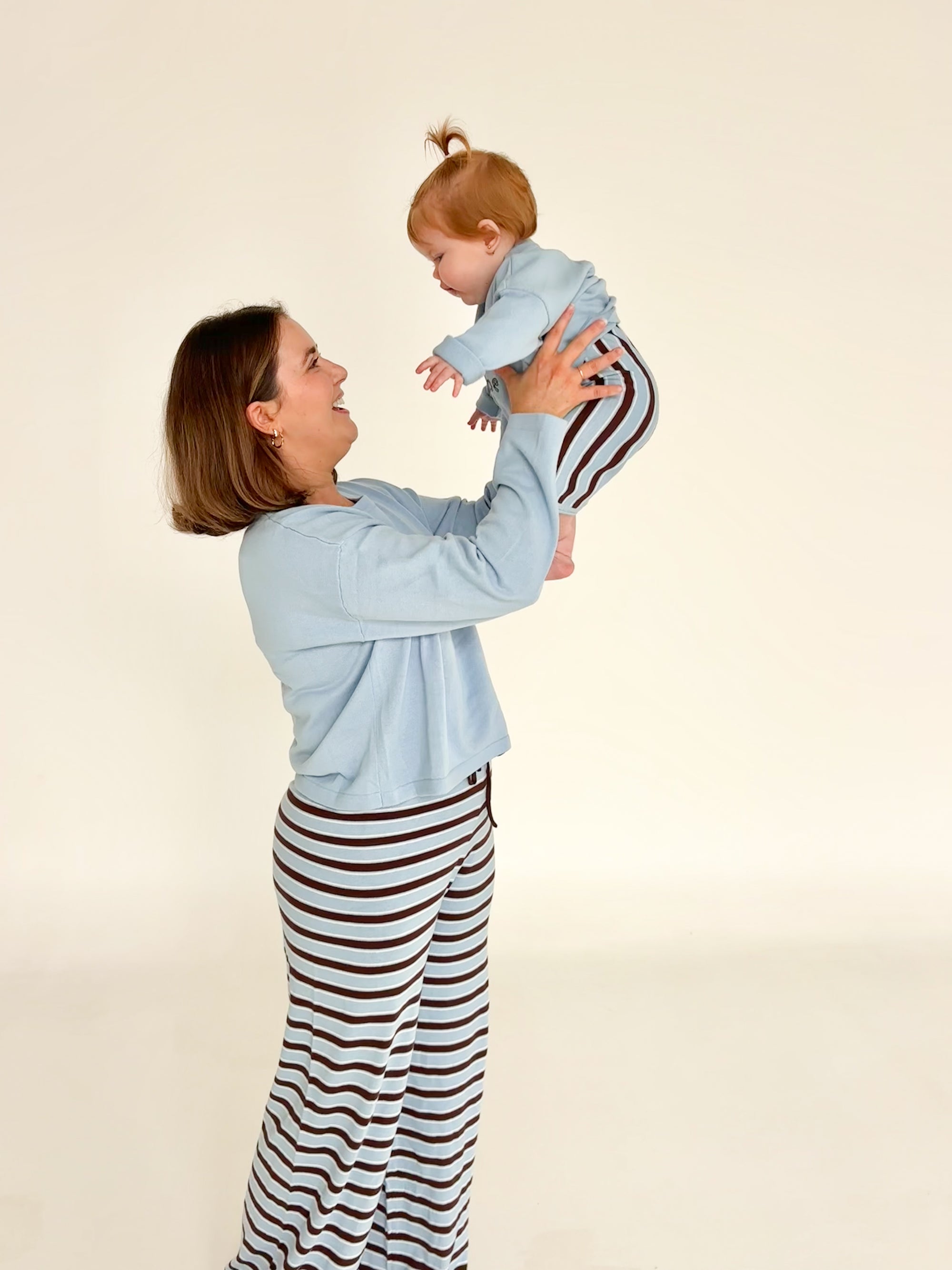 Ladies 'Earth Babe' Lounge Sweater - Mocha Blue